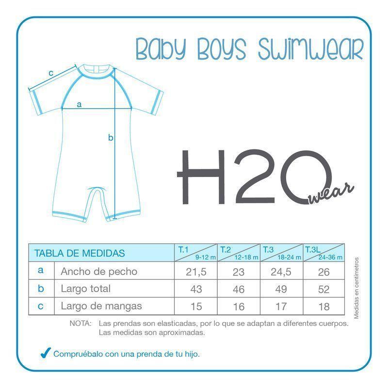 Traje de Baño Bebe Niño Body UV 50+ Disney Spidey-2