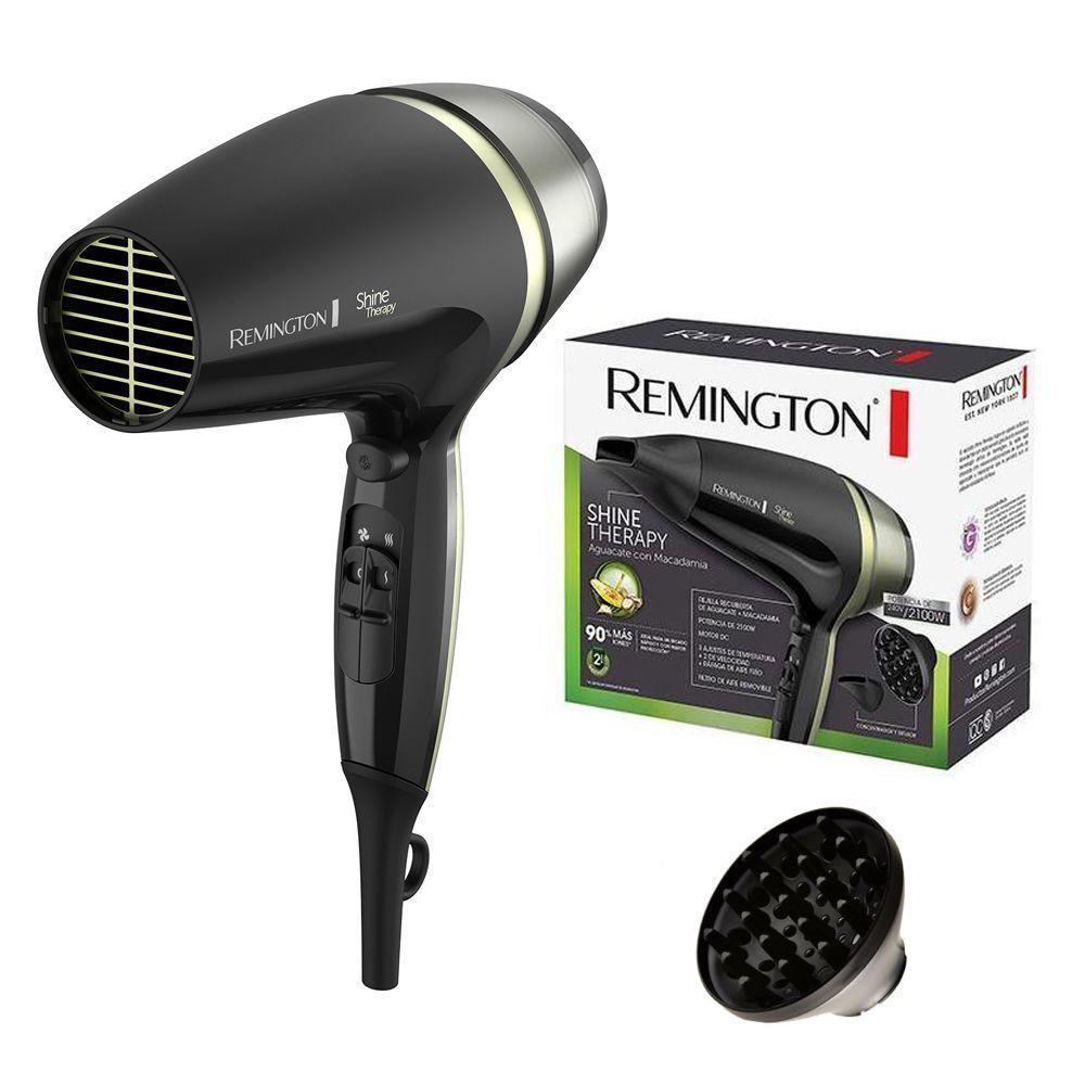 Kit secador pelo Remington negro y kit tijeras profesional-1