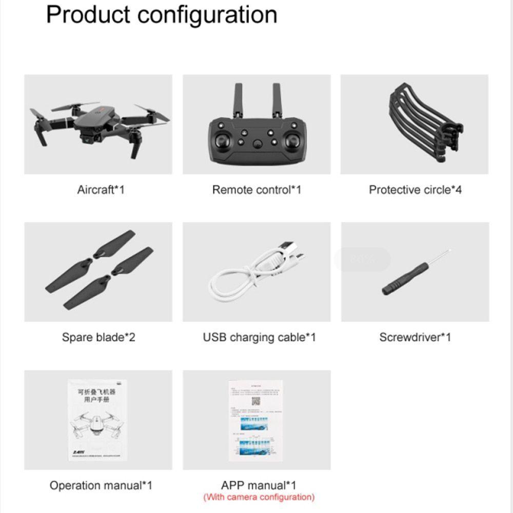 Dron 4k Ultra Hd Doble Cámara  Control Remoto Wifi-7