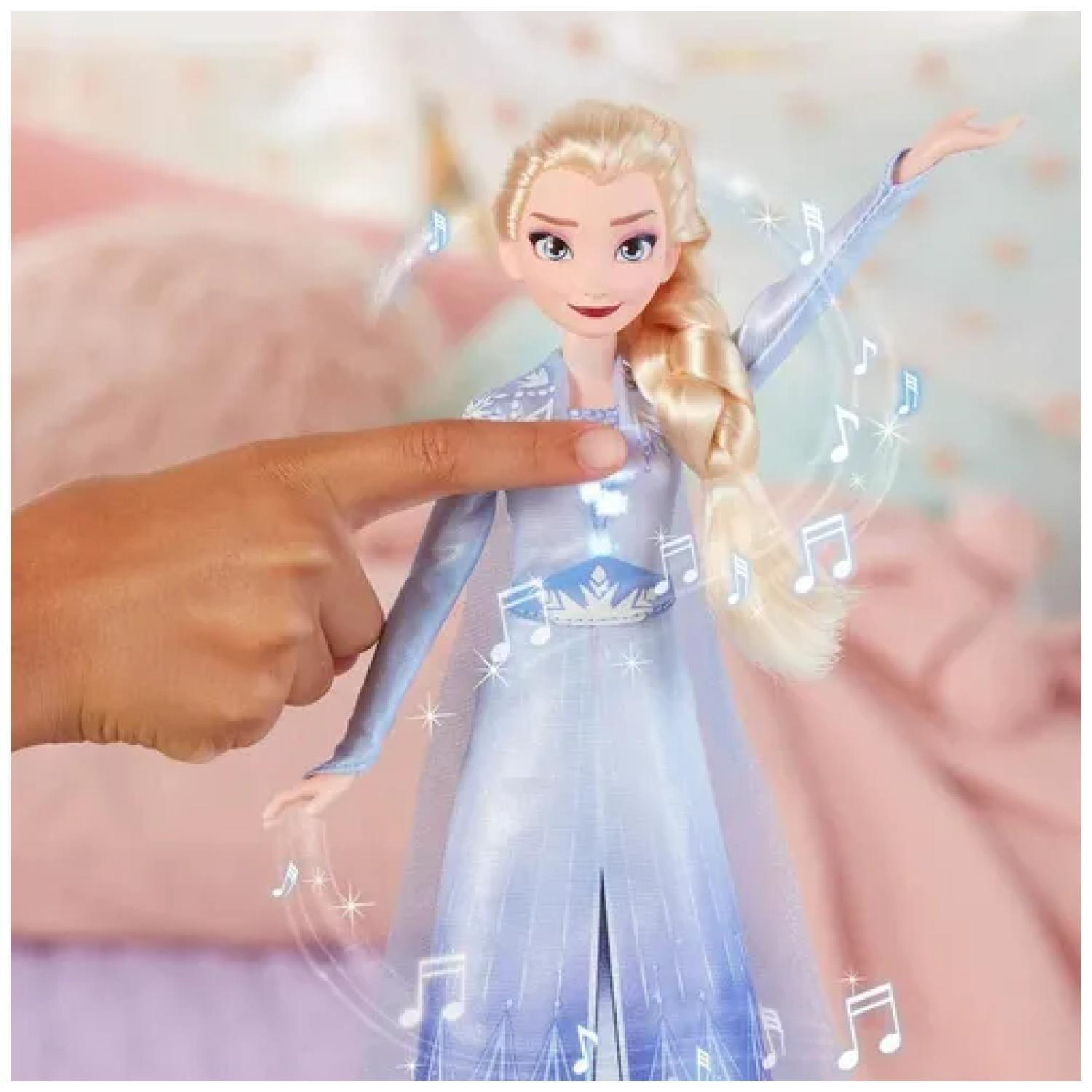 Juguete Figura De Accion Elsa Cantante Frozen II Hasbro-1