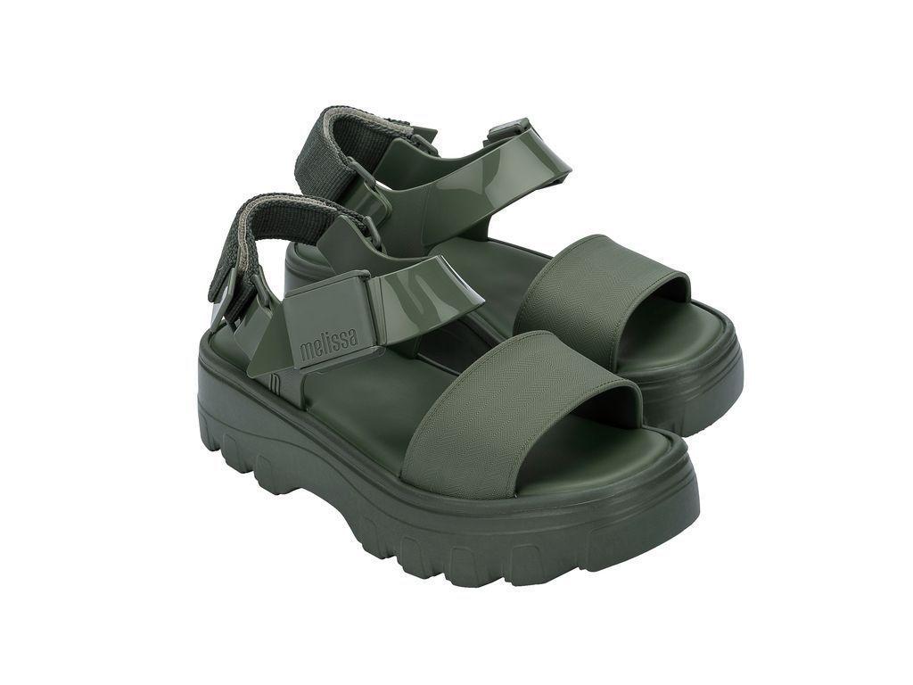 Sandalia Kick Off Sandal Verde Melissa-3