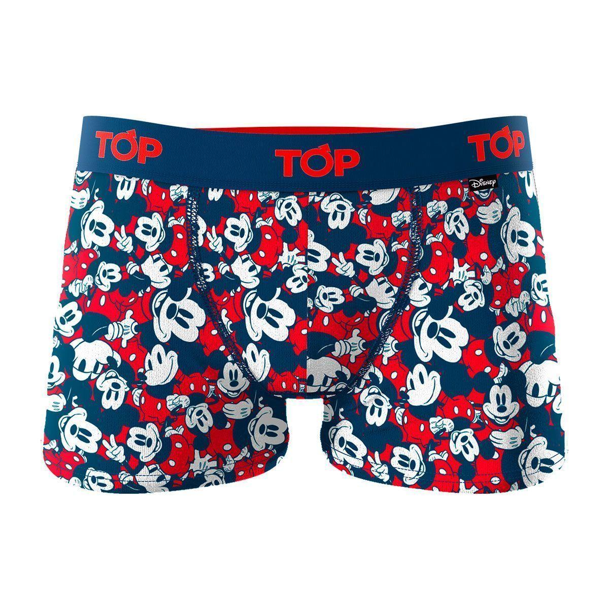 Boxer Niño Algodón Top Disney Pack 4-1