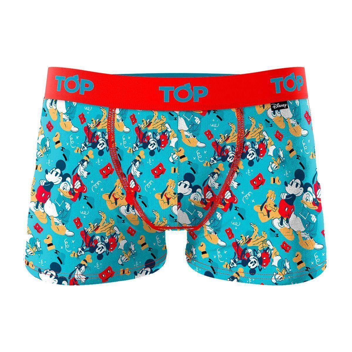 Boxer Niño Algodón Top Disney Pack 4-2
