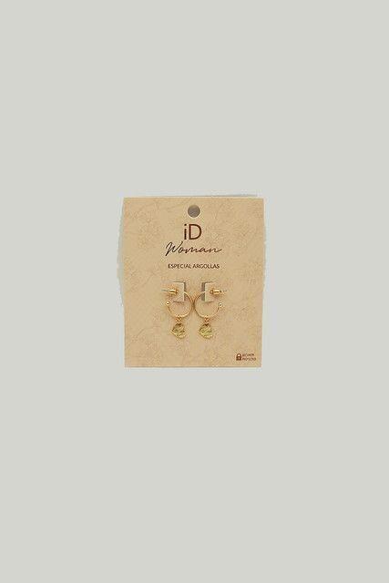 Aros Argolla Dorados Hoops Eloisa ID-0
