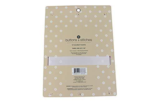 Pack de toallas con capucha para bebé Cudlie rosa-1