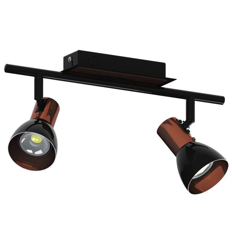 Foco Sobrepuesto Barnham Cobre Gu10 2X3W Cod. 94585-0