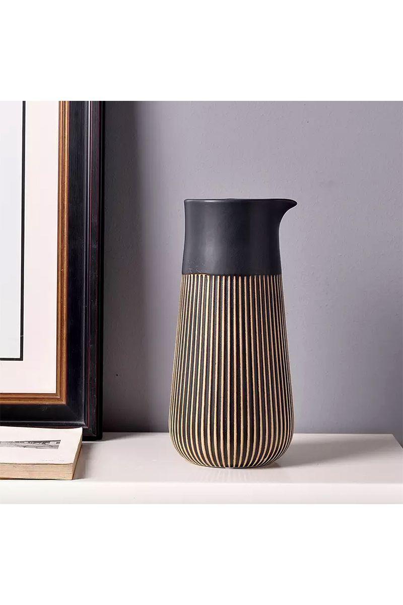 Jarrón Étnico Azalea Negro-5