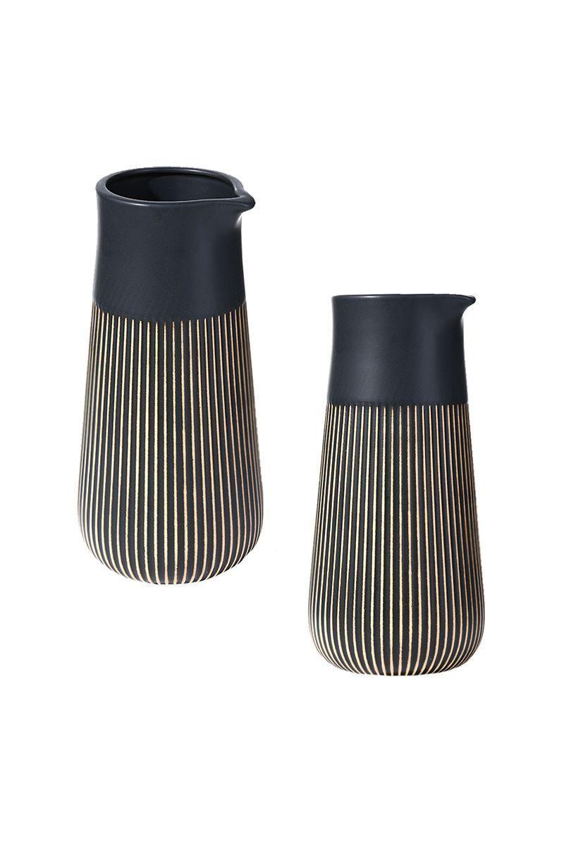 Jarrón Étnico Azalea Negro-3