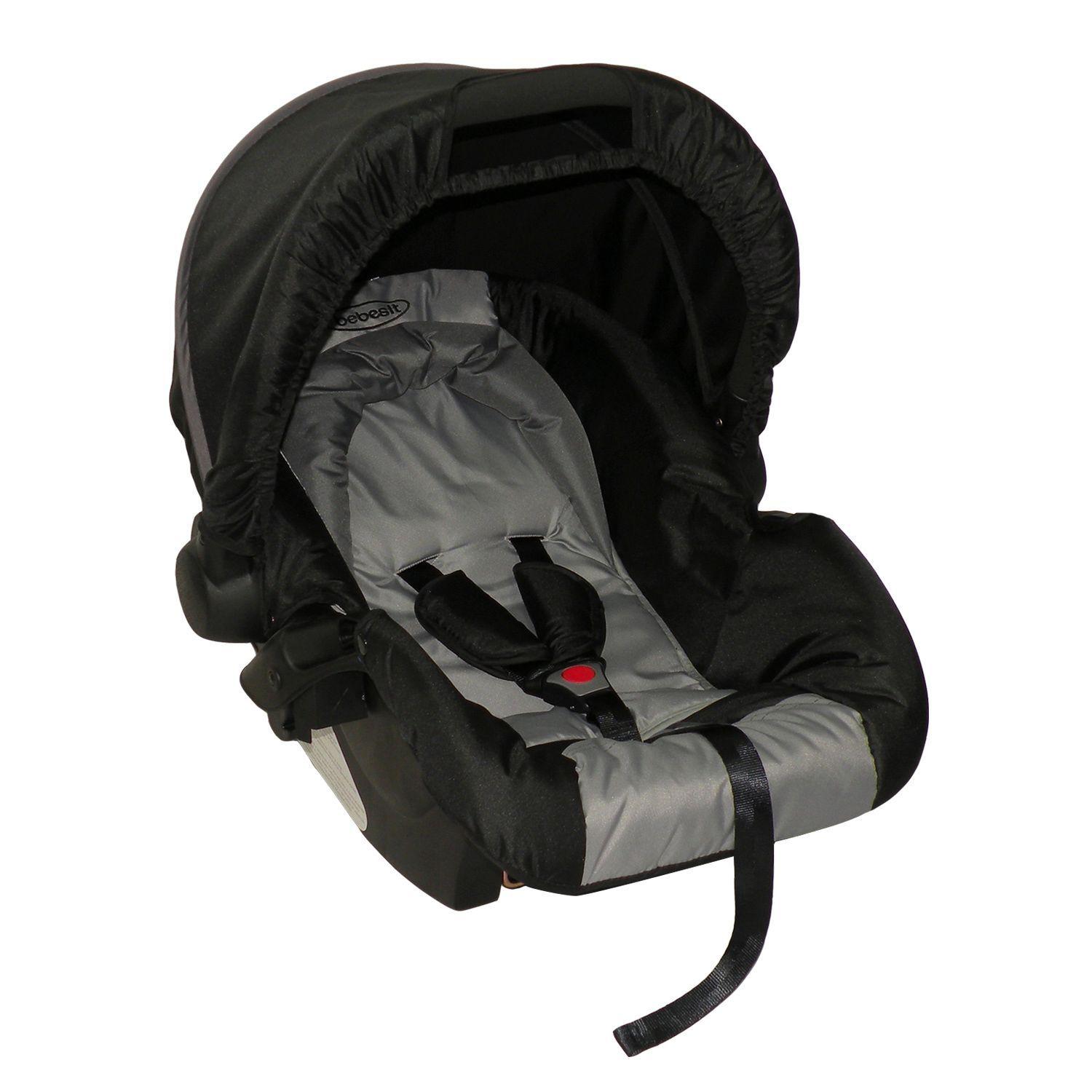 Coche Travel System Fox Negro con Gris-3