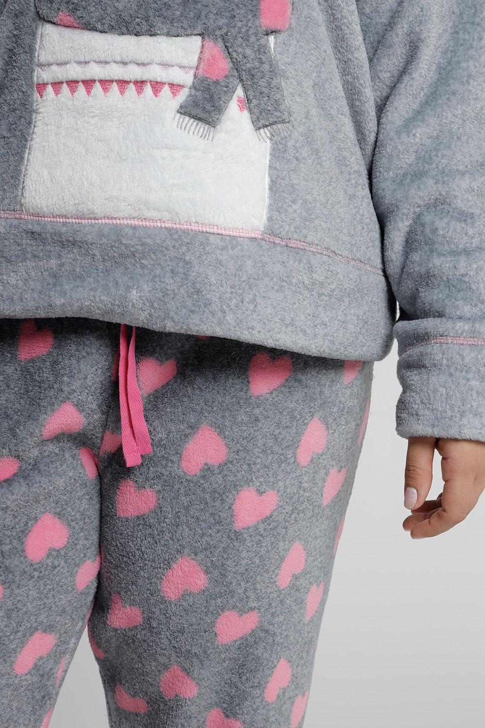 Pijama mujer Polar Gris 60.1414M-GRI Kayser-2