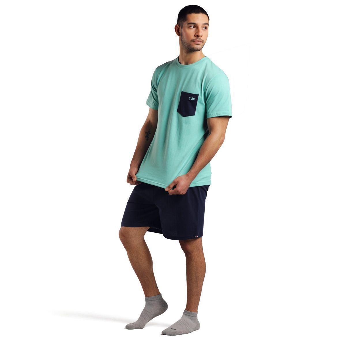 Pijama Algodón Hombre Verano 232 C3 Top-0