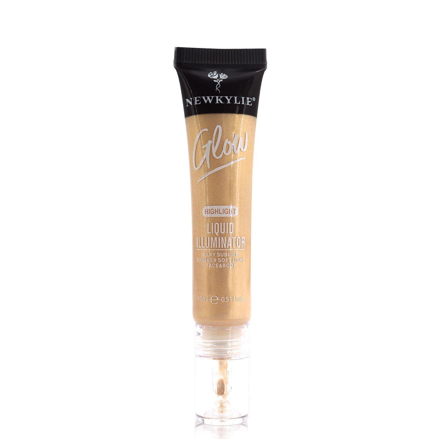 Iluminador Liquido Ivory Gold Maquillaje Glow Rostro 15Ml-0