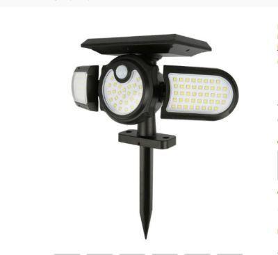 Lampara De Seguridad Solar-3 Cabezales-Sensor De Movimiento 112LED-1