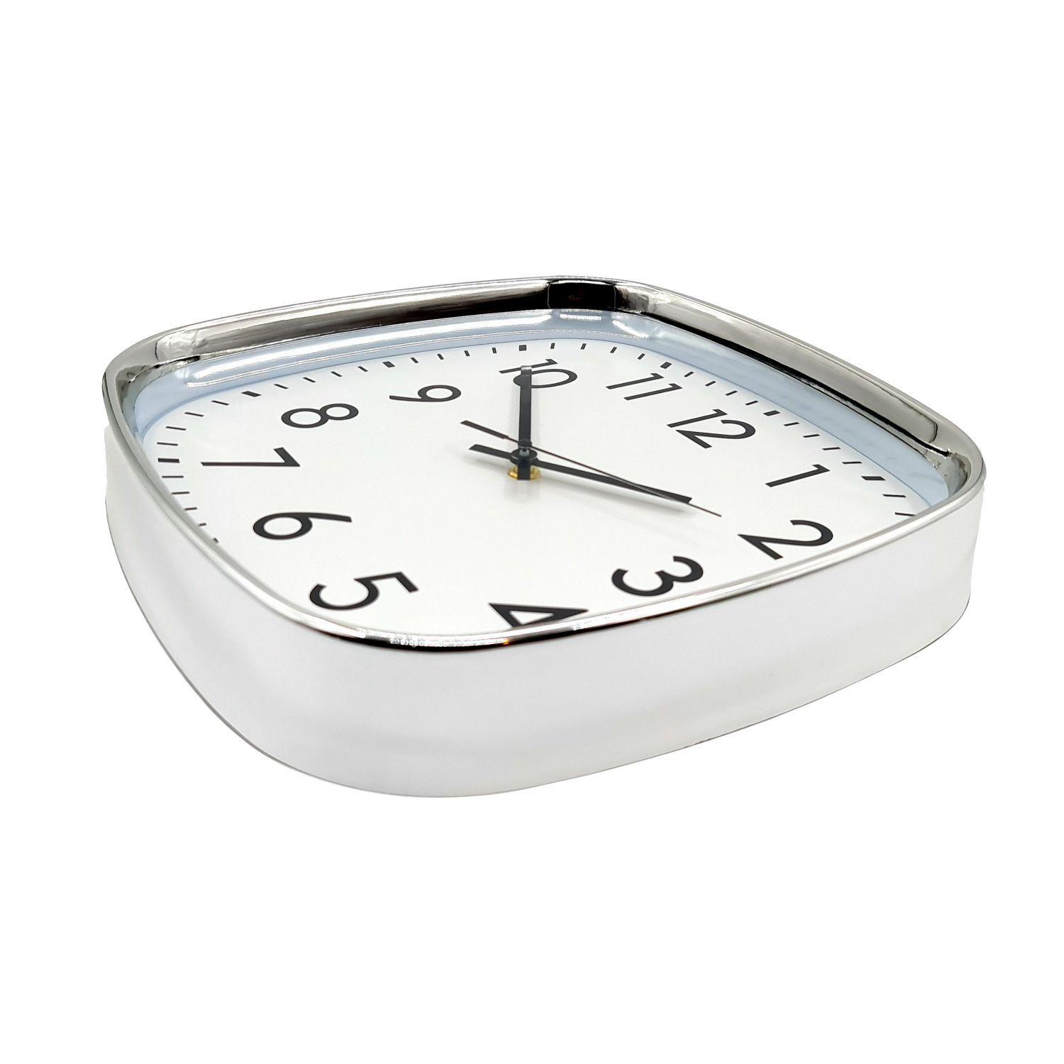 Reloj Pared Mural Cuadrado 31cm Pvc-1