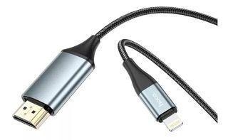Hoco Cable UA15 2M Ligthning a HDMI - Negro-2