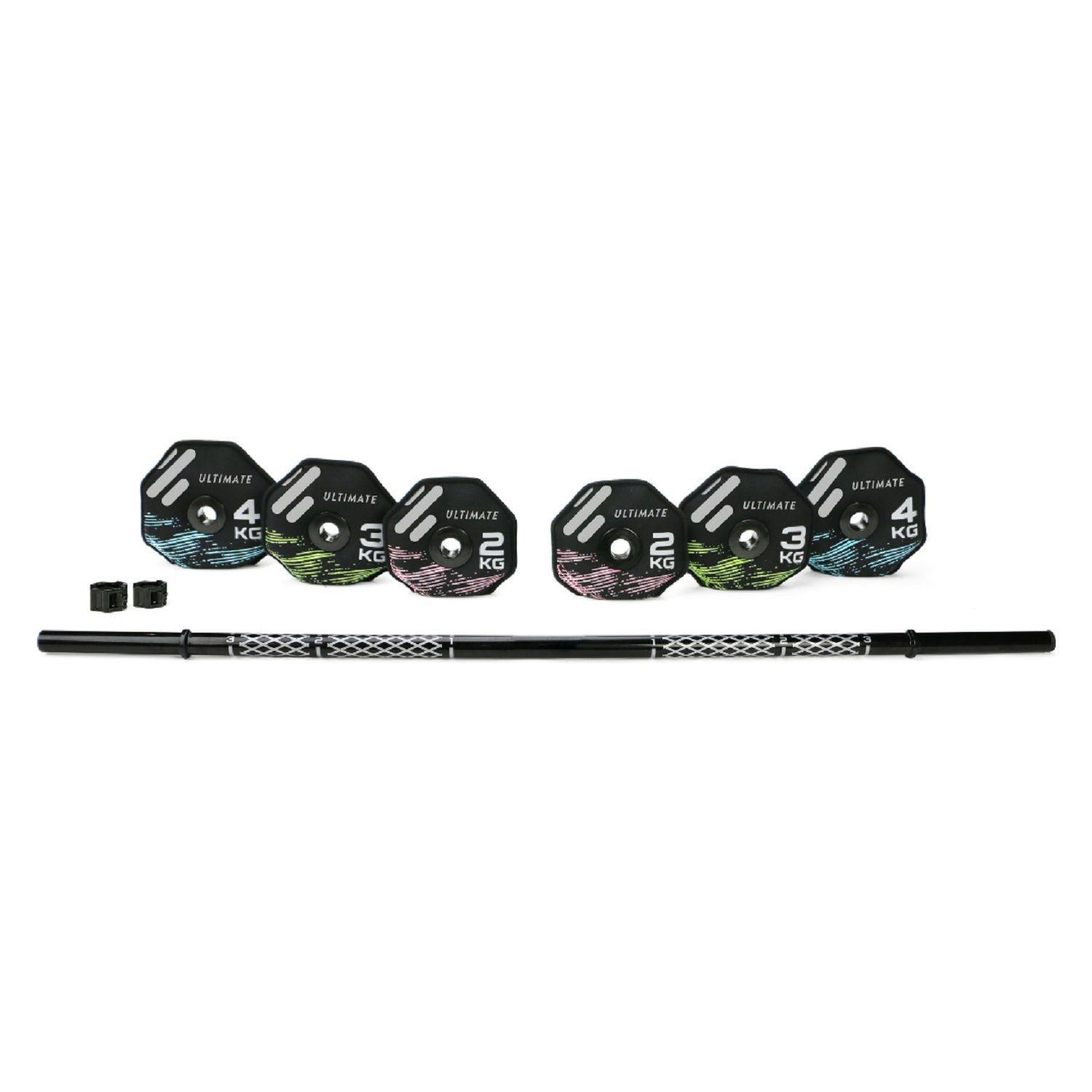 Set Barra y Discos Pump Soft-0