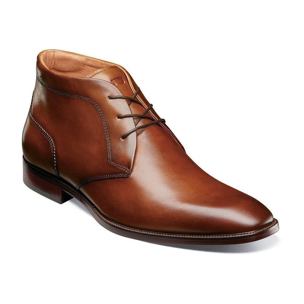 Botines Sorrento Plain Toe Chukka Cognac-0