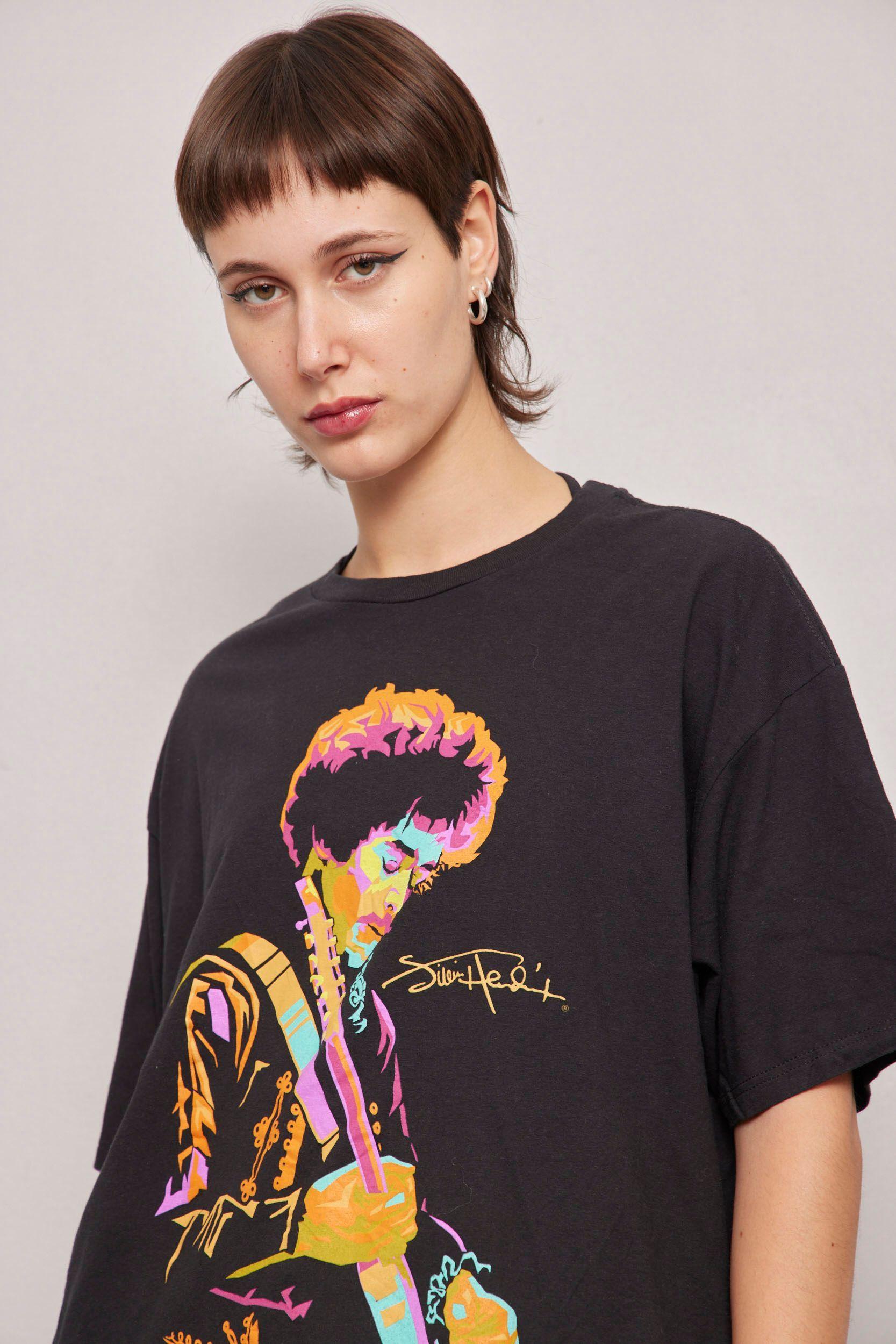 Polera casual  negro authentic hendrix talla 2XL-4