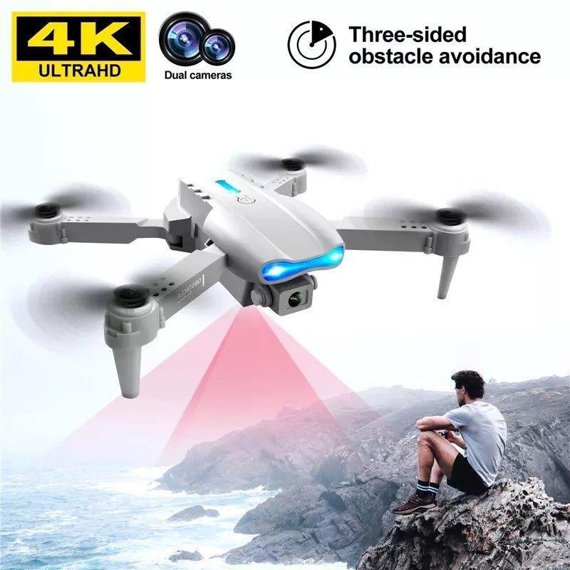Dron 3 Baterías 4k Doble Cámara Wifi Plegable Bolso Recargable Via Usb-4