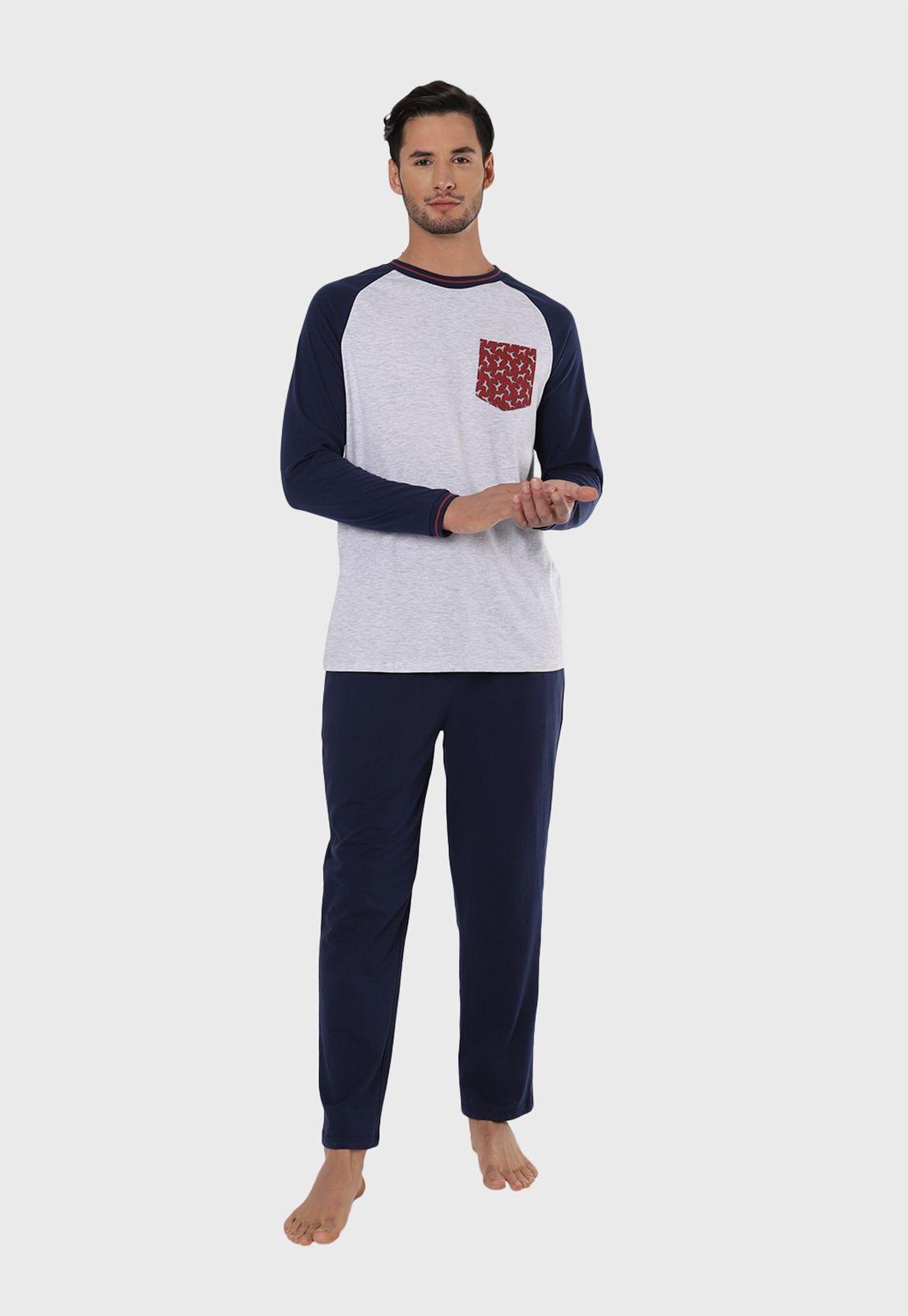 Pijama Largo Cuello Redondo Arrow-0