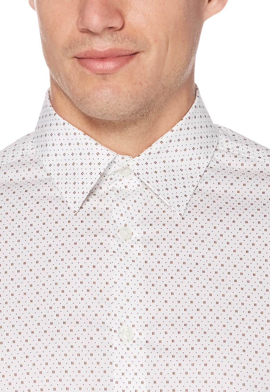 Camisa Blanca Casual Estampada-1
