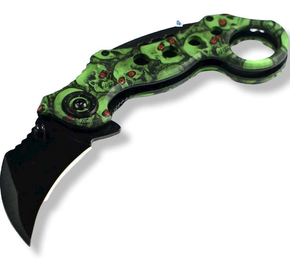 Karambit Counter Strike Desert Ops Green AF85-0