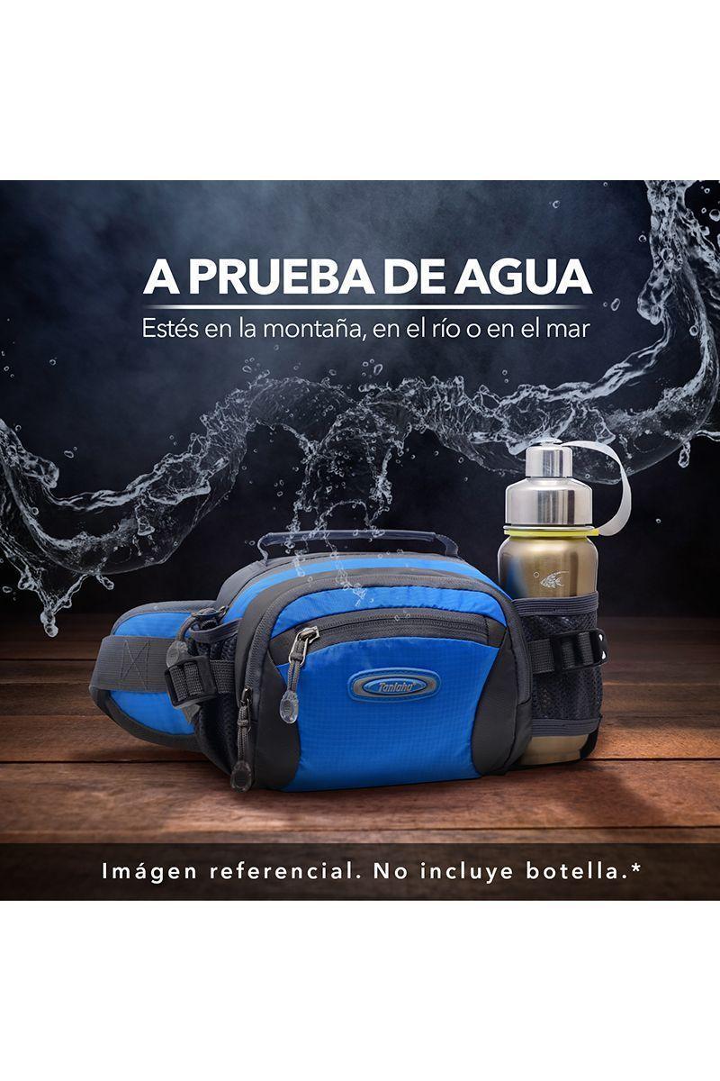 Banano Multifuncional Outdoor con Porta Botella Azul-4