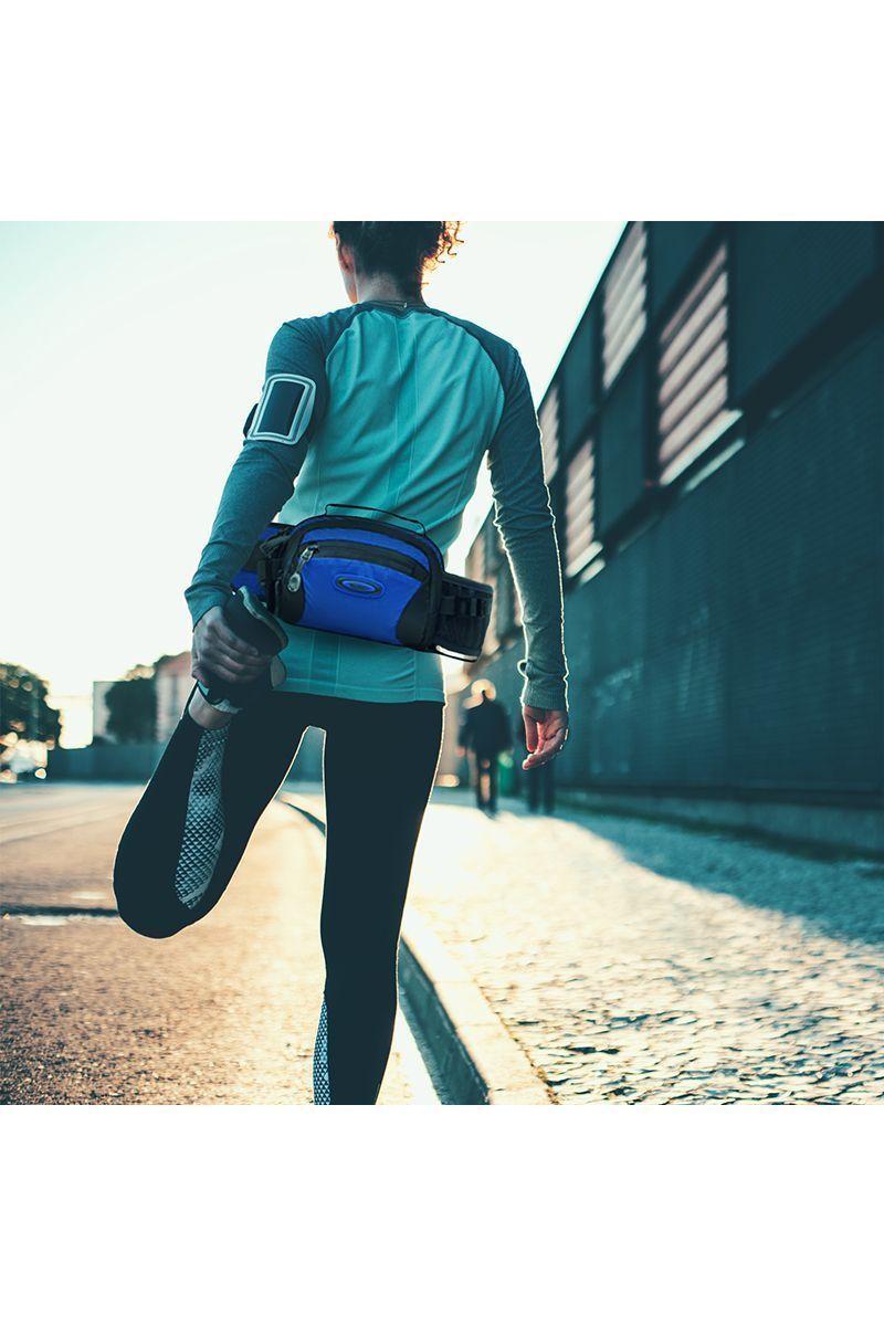 Banano Multifuncional Outdoor con Porta Botella Azul-5