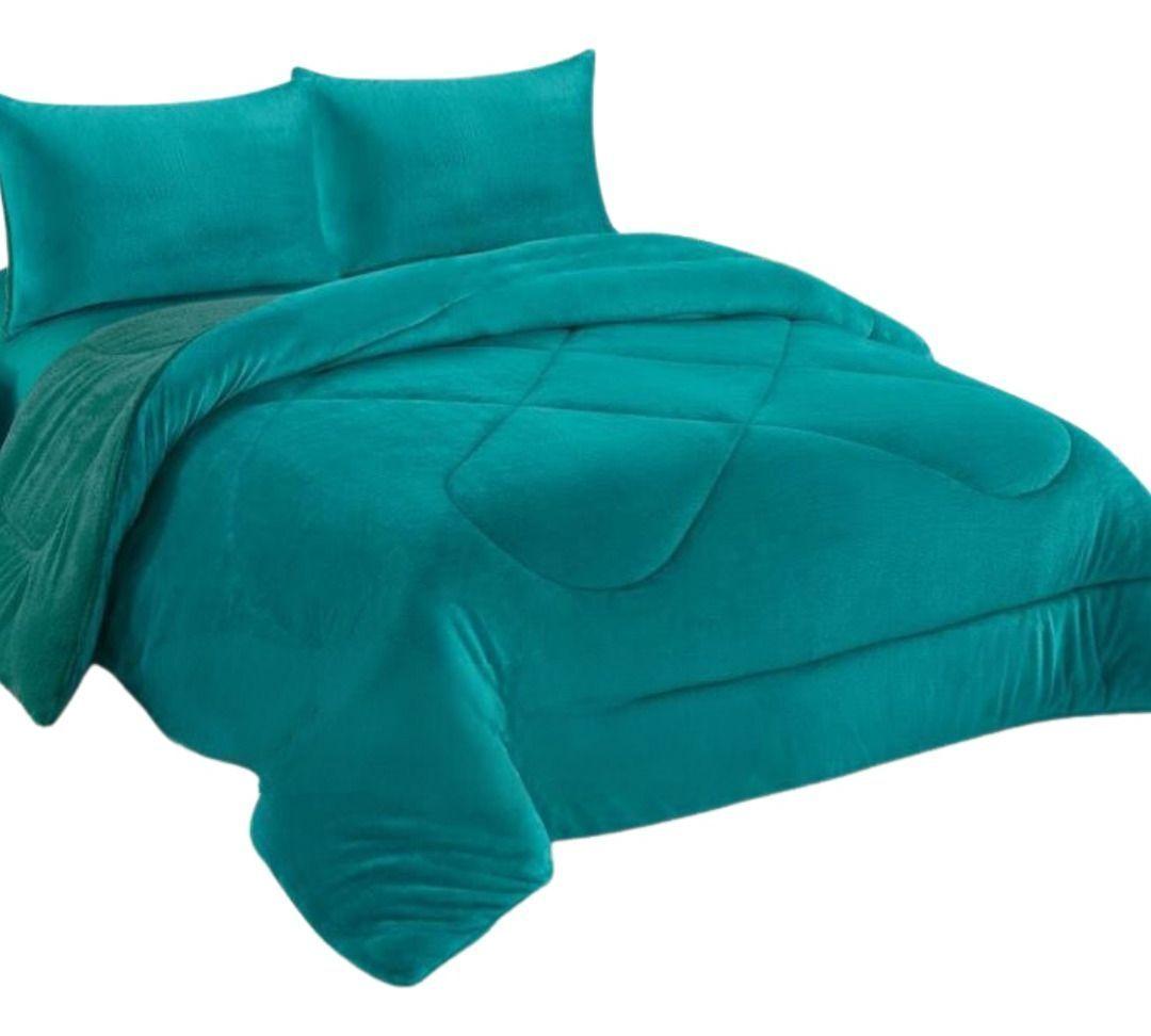 Cobertor Plumon Plush Con Chiporro De 2 Plazas-0