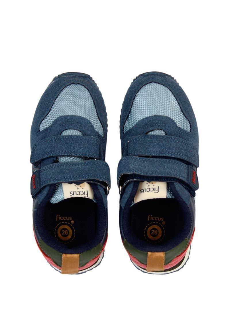 Zapatilla sport jogging 2 velcros a caminar niño 880-2