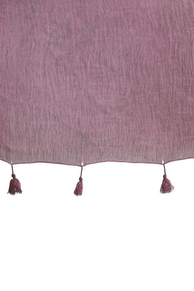 Pañuelo Liso Pompones Morado  Humana-1