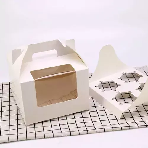 Cajas Con Visor Caja Carton Autoarmable Cupcake Mufin 4 Cavi-4
