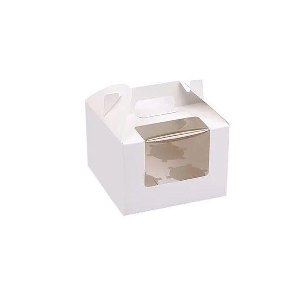 Cajas Con Visor Caja Carton Autoarmable Cupcake Mufin 4 Cavi-0