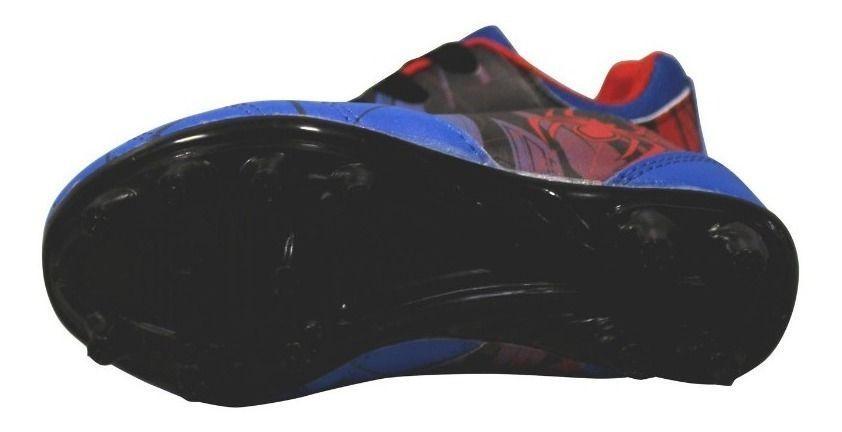 Zapatos De Fútbol Spiderman 2022 Azul/rojo Araña Marvel-2