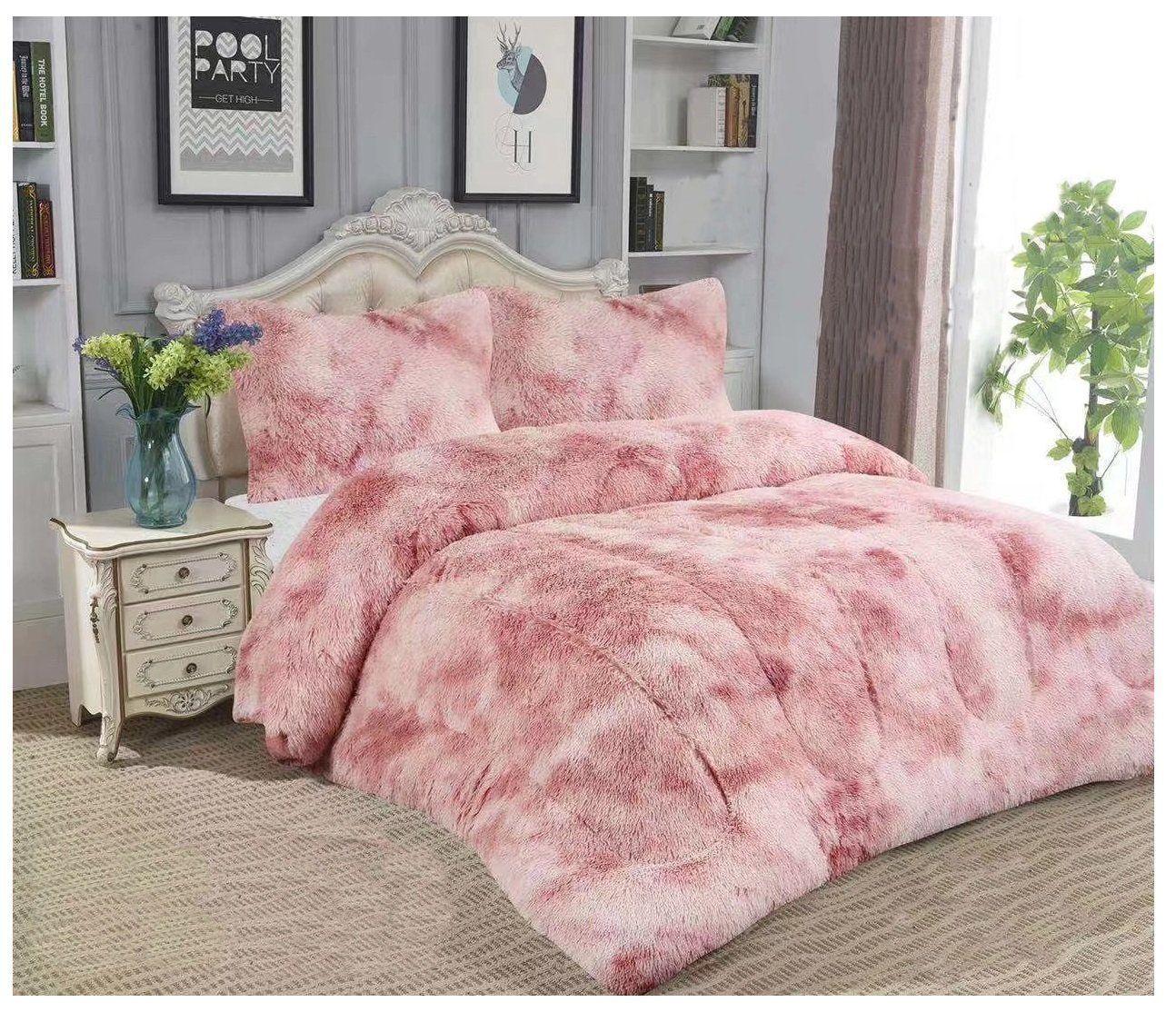 Cobertor Chiporro Cubrecamas 2P rosajaspeado-0