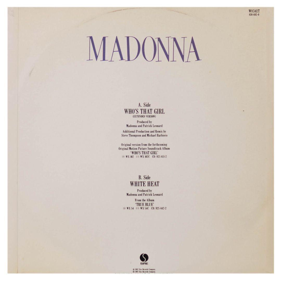 MADONNA - WHO'S THAT GIRL 12" MAXI SINGLE VINILO USADO-1