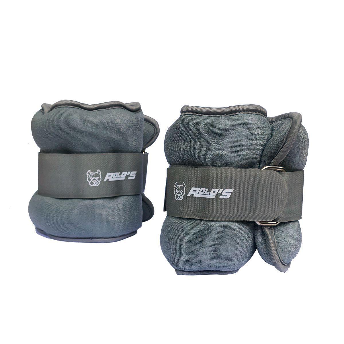Pesas Arena Tobillo Muñeca 1 Kg Par Gris-1