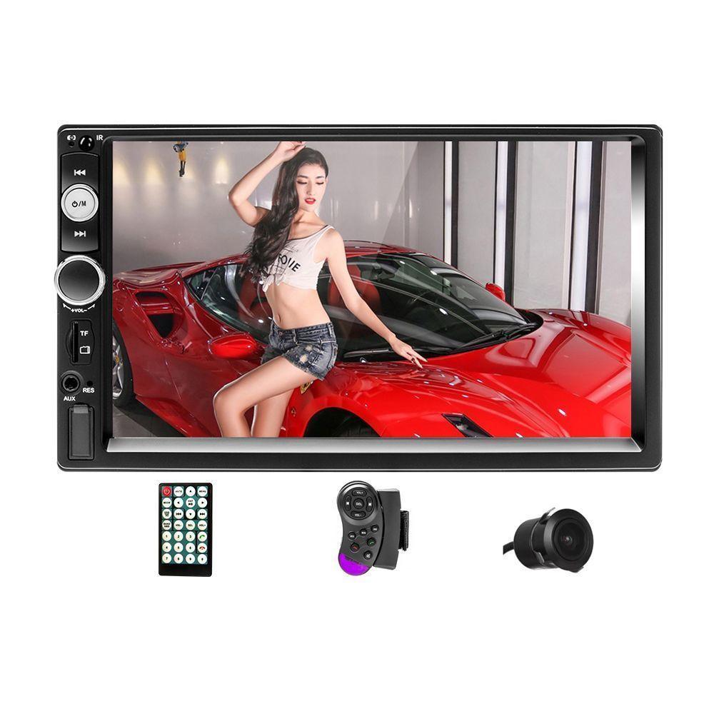 Radio Auto 2 Din Mirrorlink+camara Retroceso+comando Volante-0