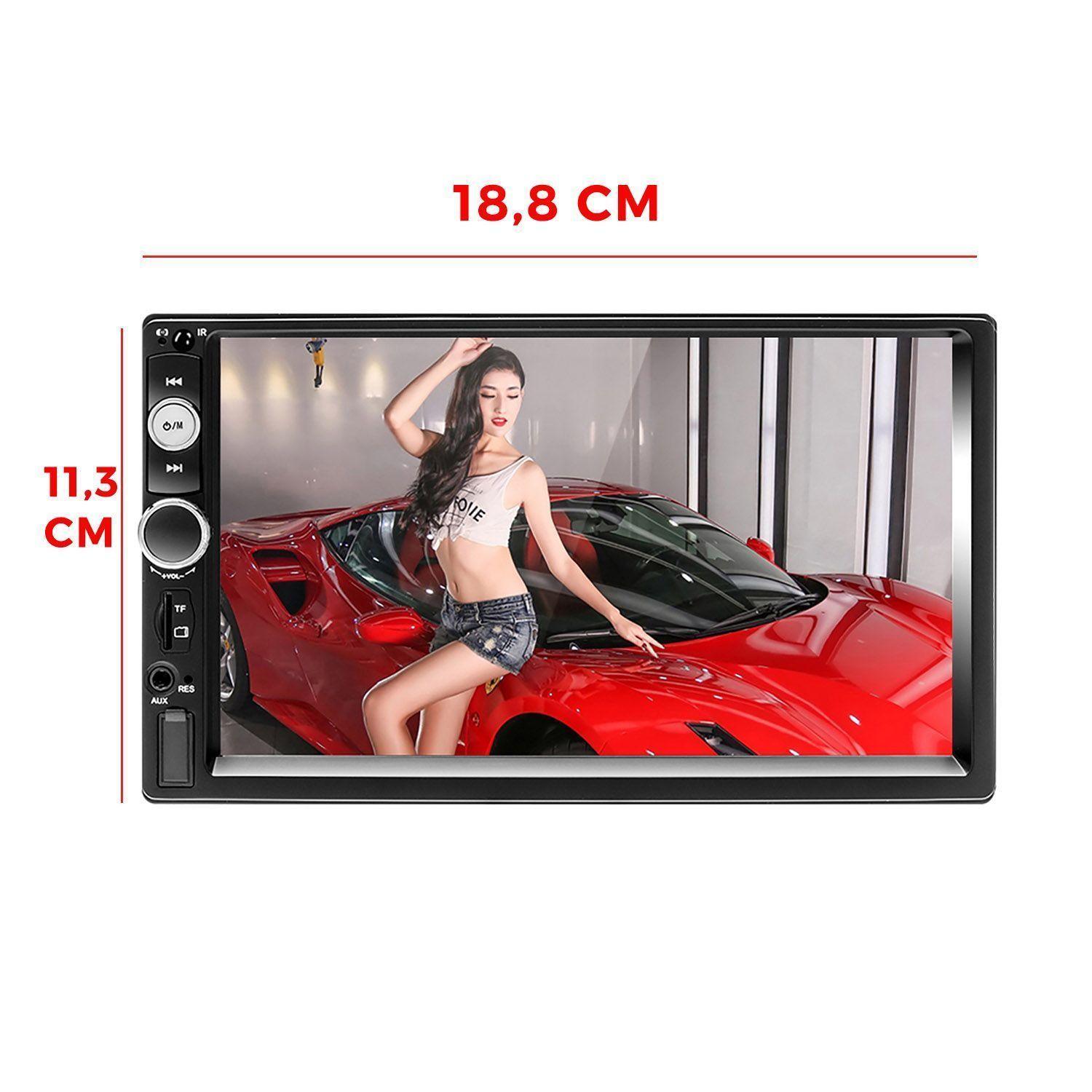 Radio Auto 2 Din Mirrorlink+camara Retroceso+comando Volante-2