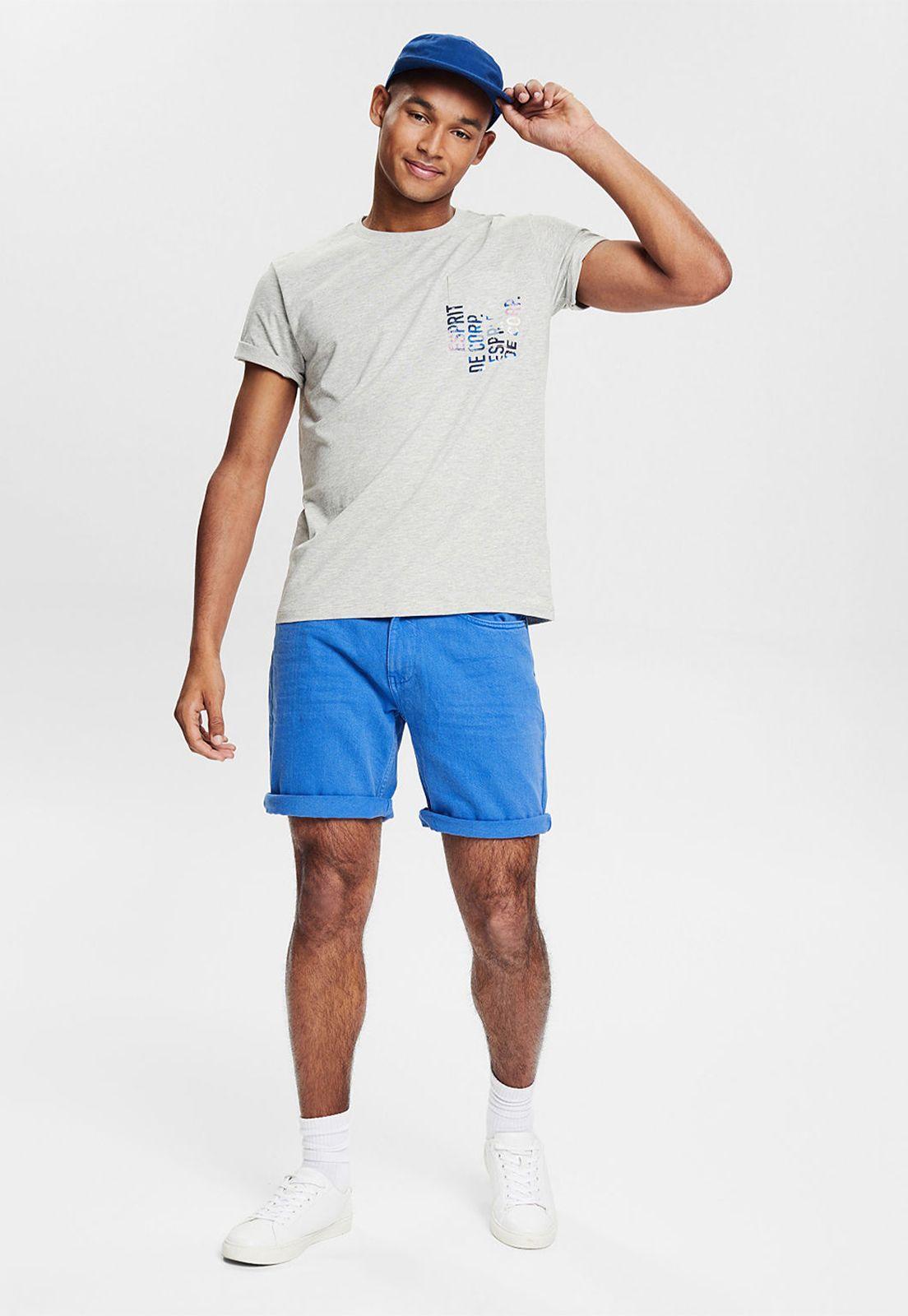 Polera Cuello Redondo Estampada Hombre Esprit 042CC2K317-2