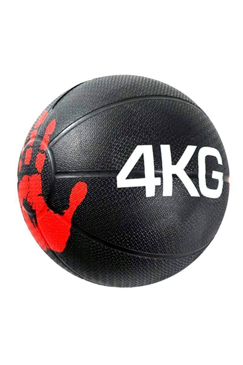 Balón Medicinal 4 Kg Ejercicios Negro-8
