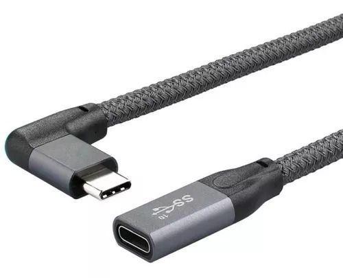 Cable Alargador Extensión Usb 3.2 Tipo C / 20cm / 20mbps-0