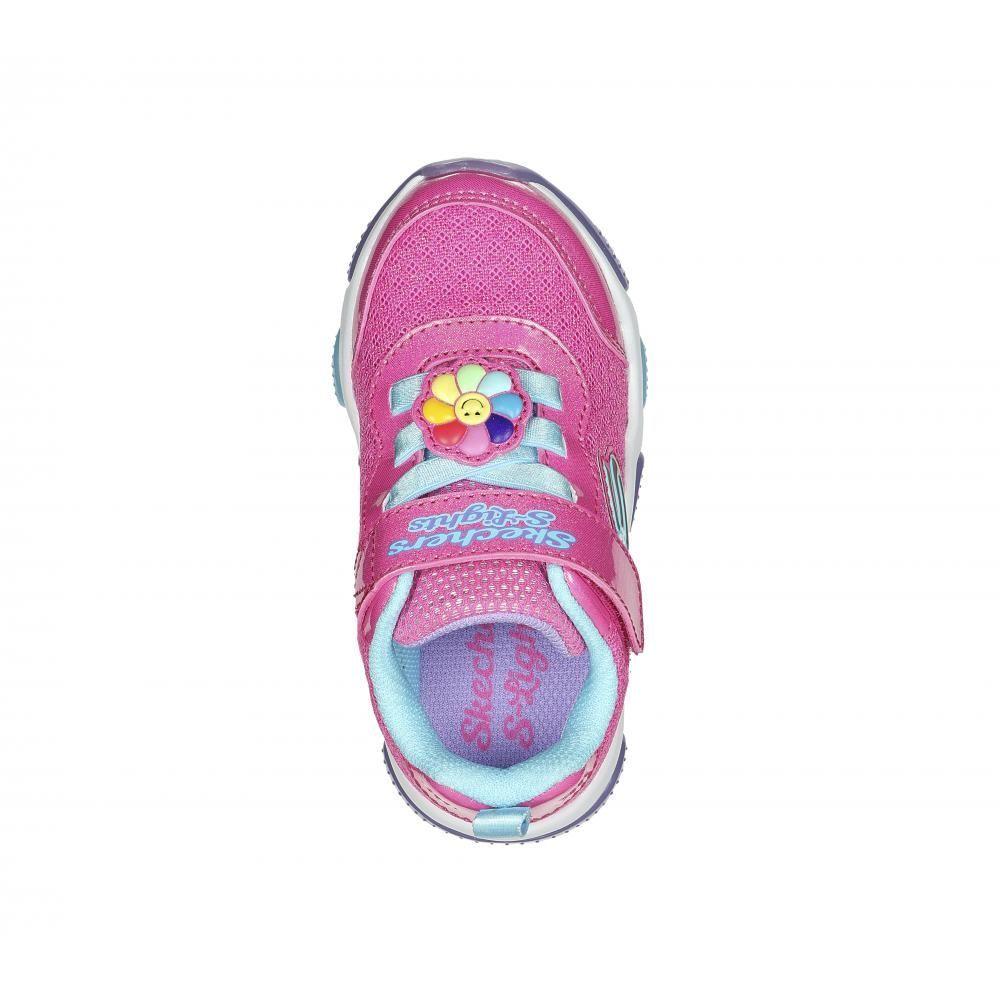 Zapatilla Niña Mighty Glow Rosado Skechers-1