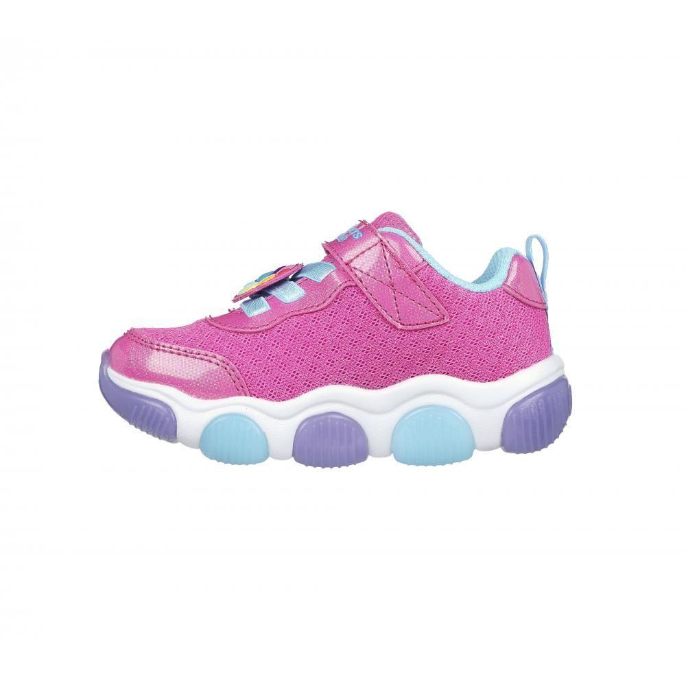 Zapatilla Niña Mighty Glow Rosado Skechers-3