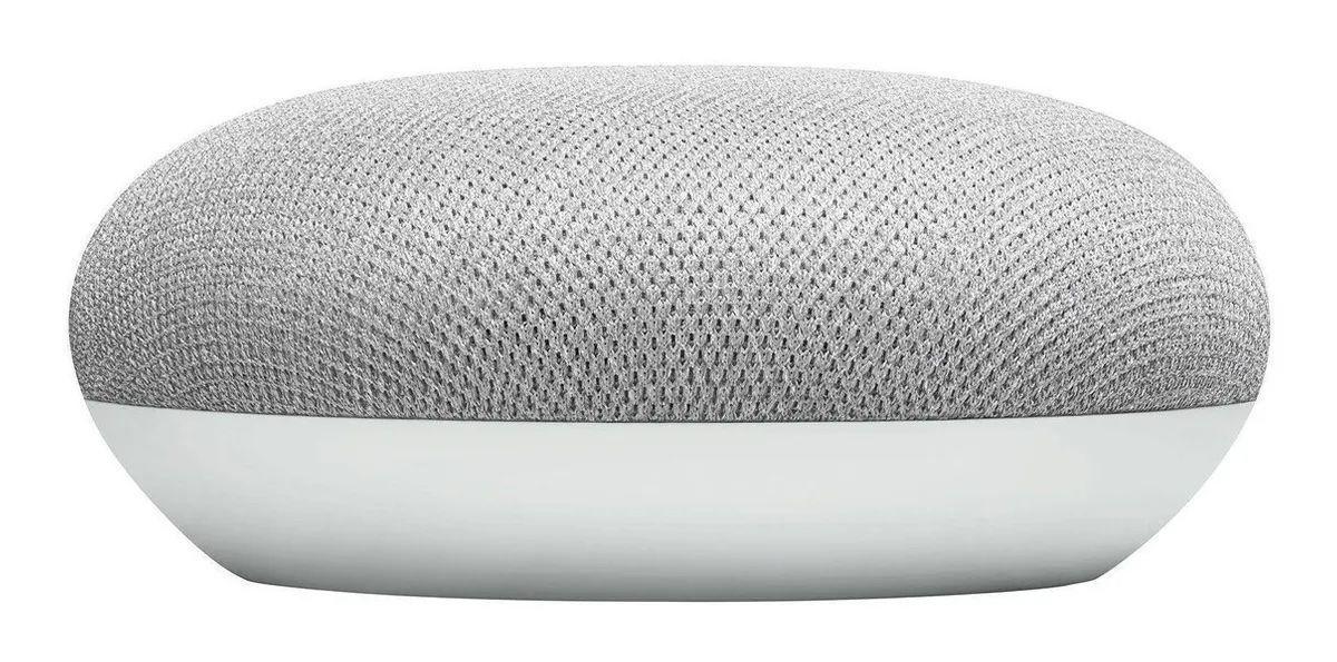 Google Nest Mini 2nd Gen con asistente virtual Google Assistant chalk-3