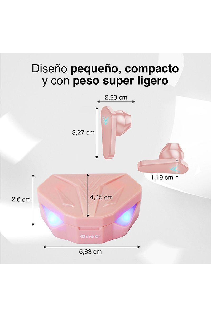 Audífonos Earbuds Reisen R1 TWS Rosado-4