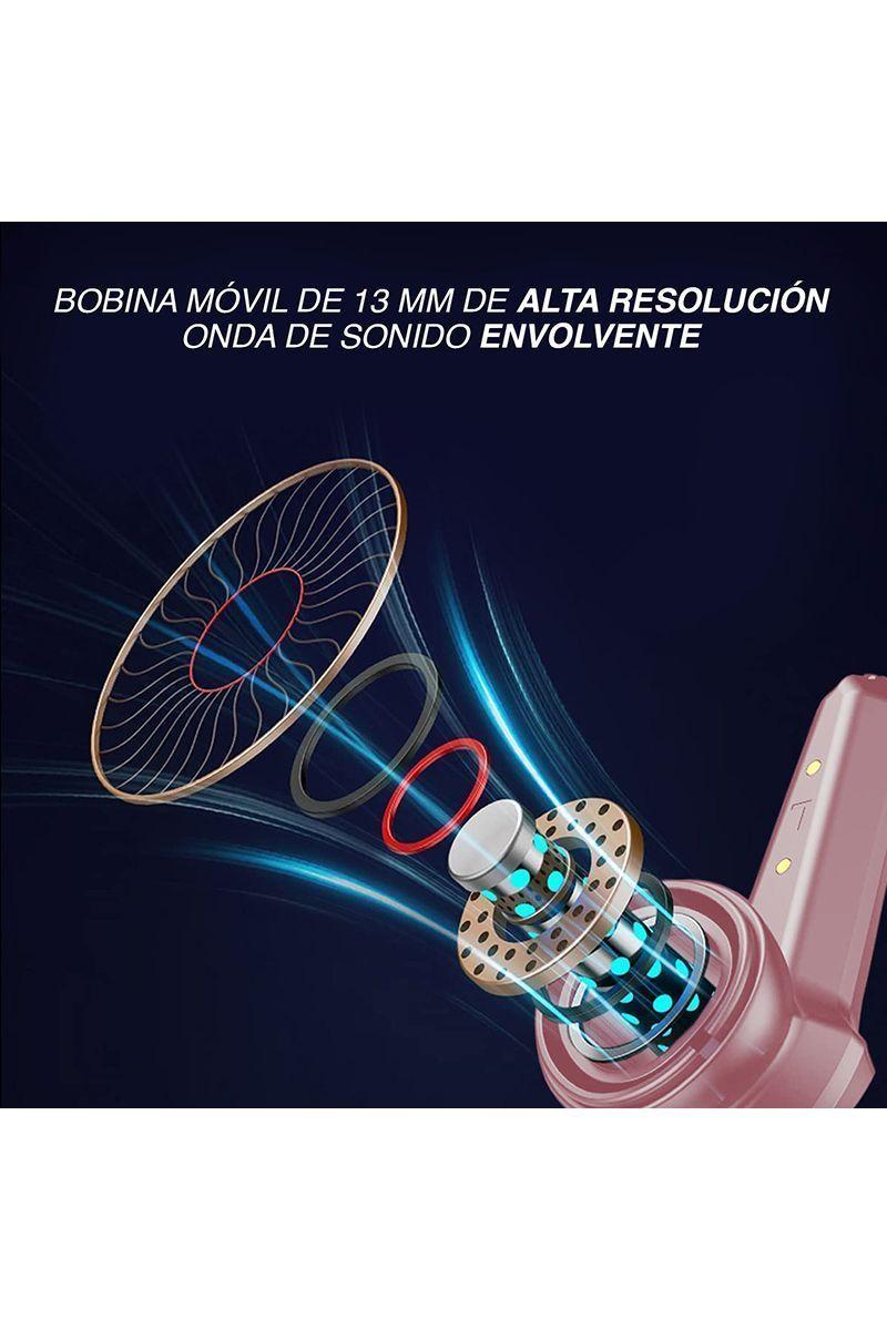 Audífonos Earbuds Reisen R1 TWS Rosado-3