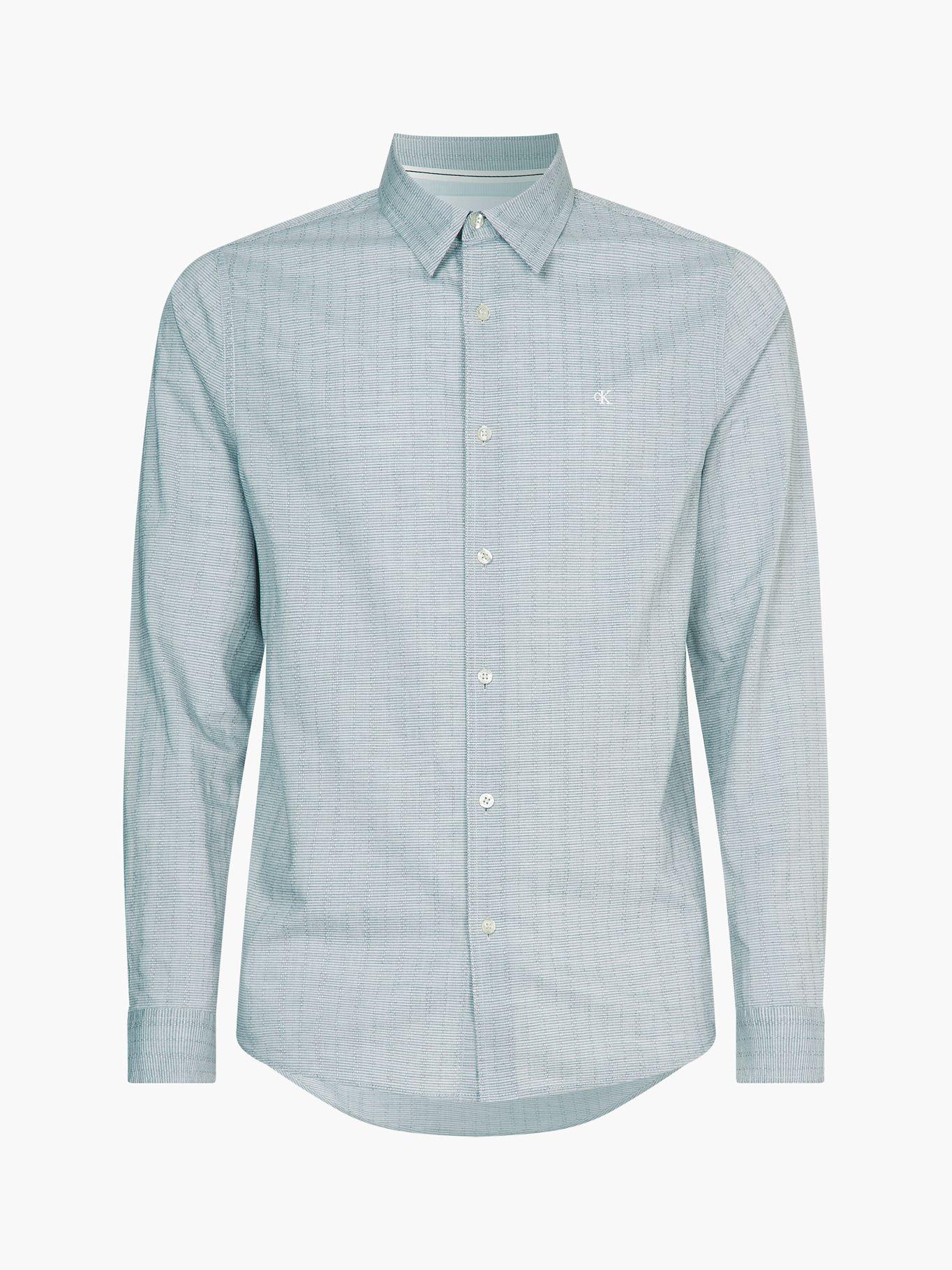 Camisa Textured Dobby Gris Calvin Klein-4