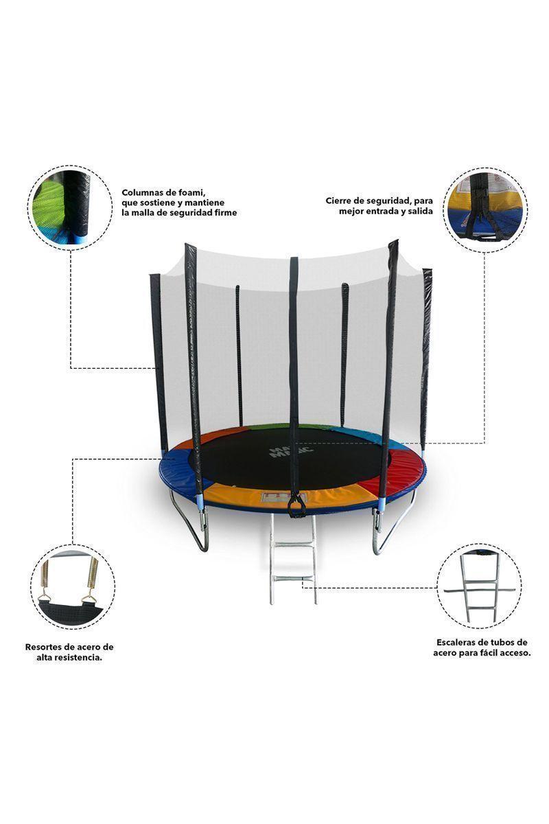 Cama Elástica Trampolín para Niños 6 FT 183 cm-3