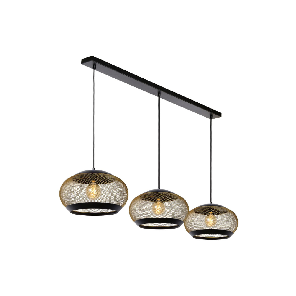 Lámpara Colgante Lucas Dorado 3xE27-1